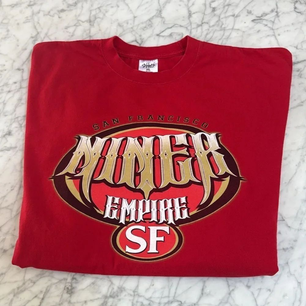 San Francisco 49’ers vintage tee Miner Empire Script Tee Sz 3XL